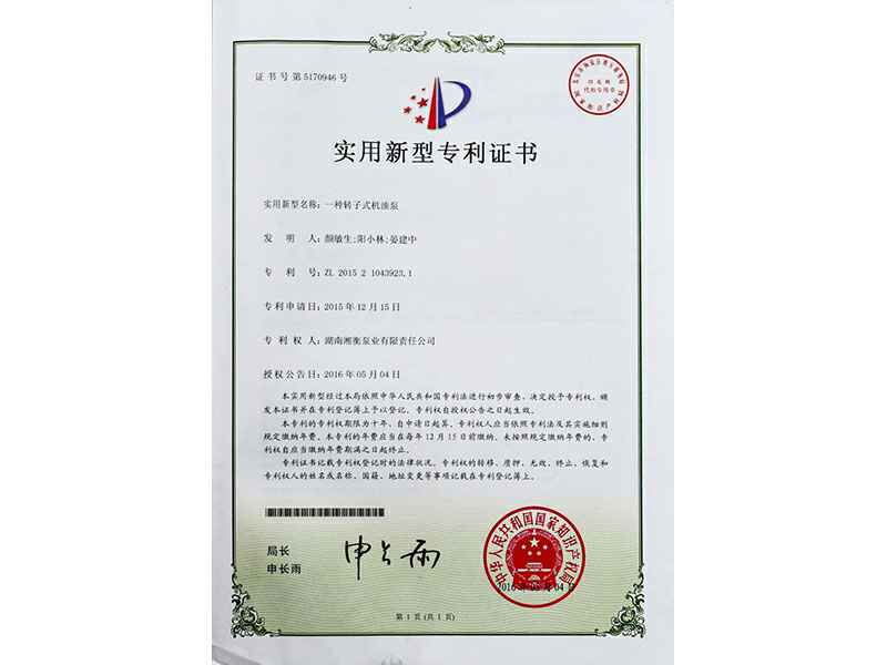 湖南体育365真正官网(中国)有限公司专利